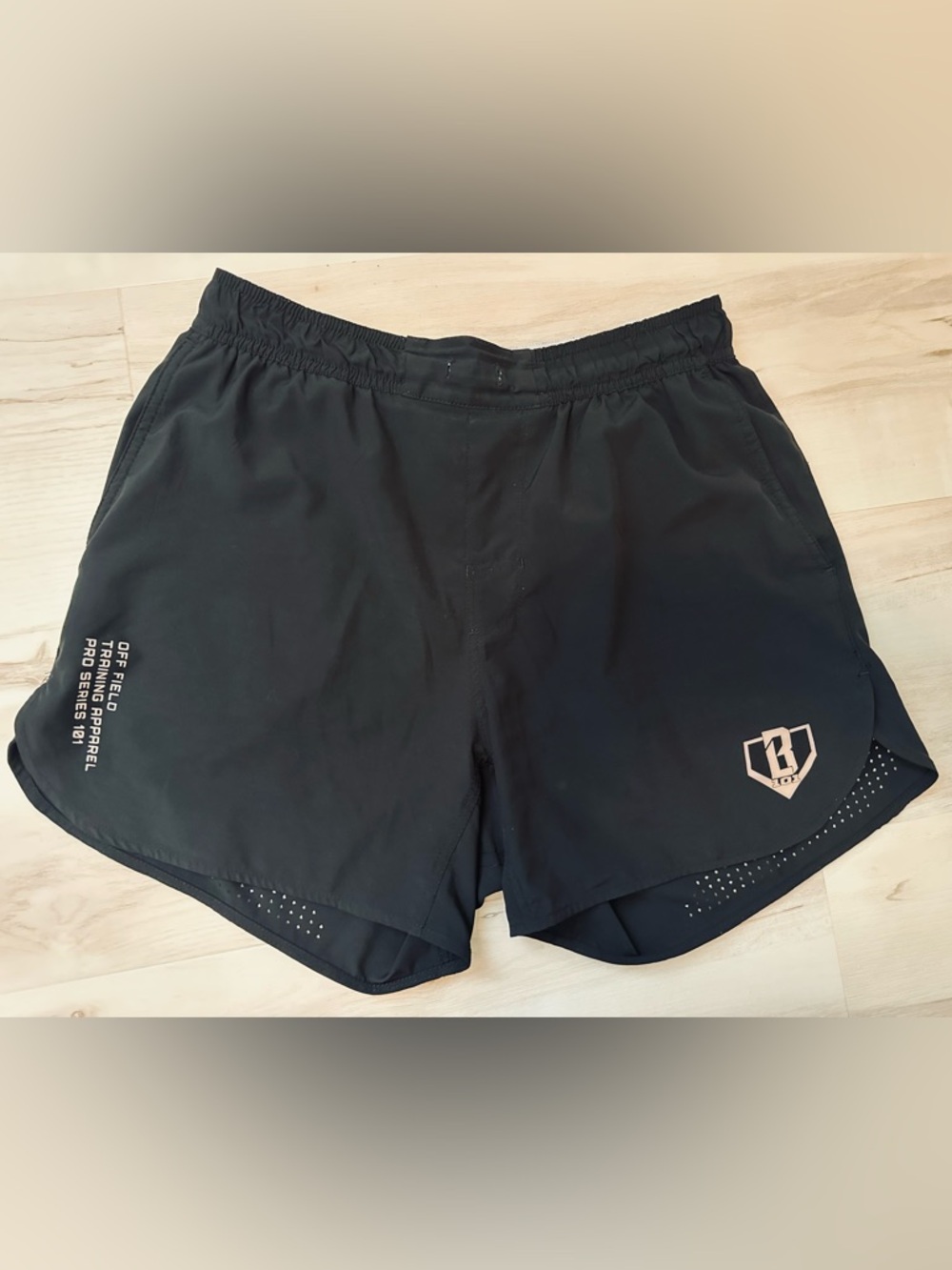 Men’s Baseball Lifestyle 101 BL101 Black Shorts Size Medium